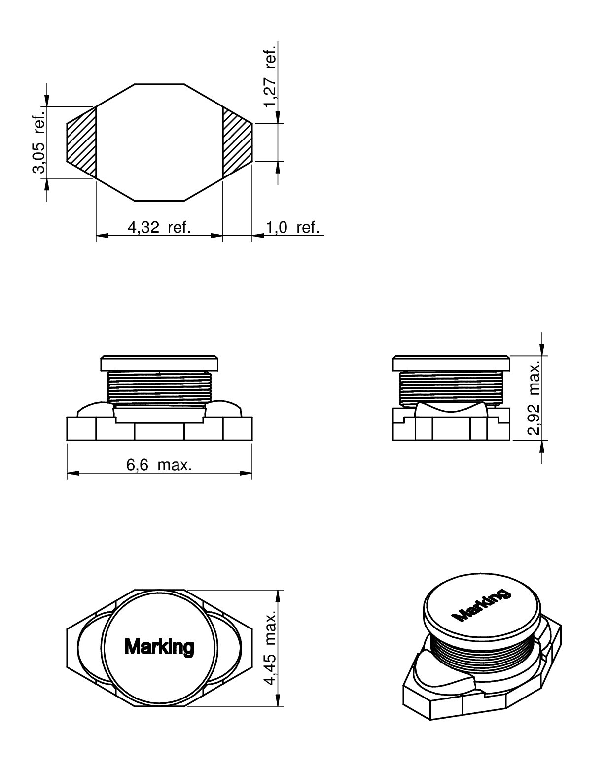 WE PD4 SMT Power Inductor Passive Components W rth Elektronik